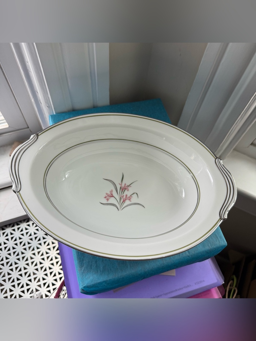 Vintage Noritake Fine China Kent #5422 Oval 10.5” x 7.5” Serving Bowl Japan